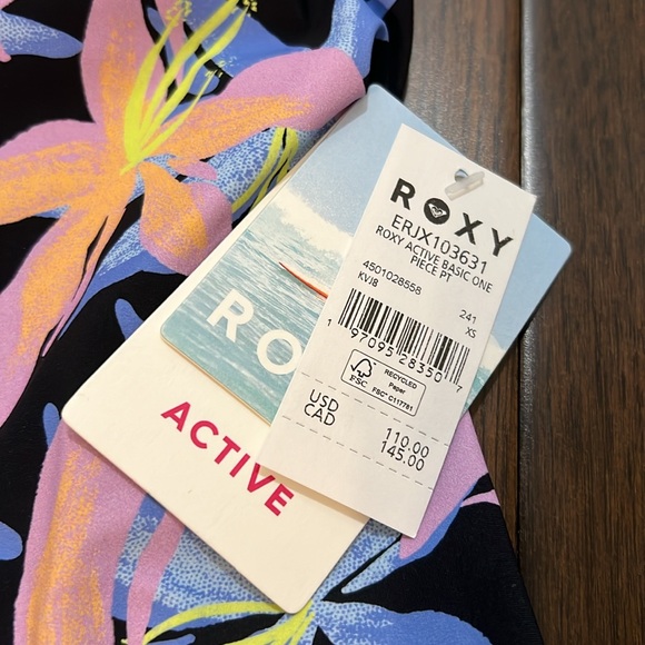 NWT Roxy one piece swimsuit xs - Picture 3 of 4